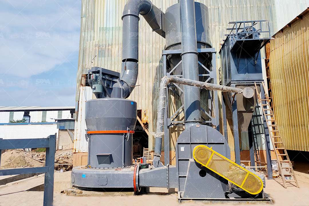 MTW European Trapezium Mill grinding chamber showing curved shovel blades and grinding rollers